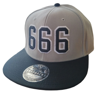 Kšiltovka Outlaw Bastards Snapback 666 Bastard Grey